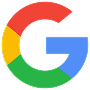 Logo de Google en forme de lettre G avec des couleurs rouge, jaune, vert et bleu.